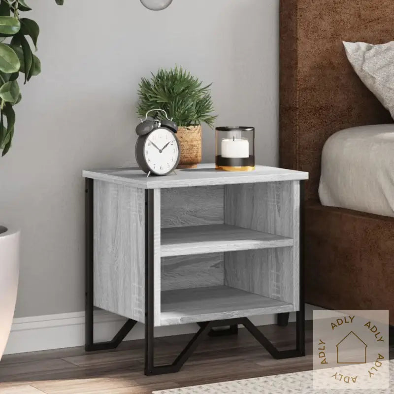 Nattbord 2 Stk Sonoma 2 Stk Eik 40X30X40 Cm Konstruert Tre