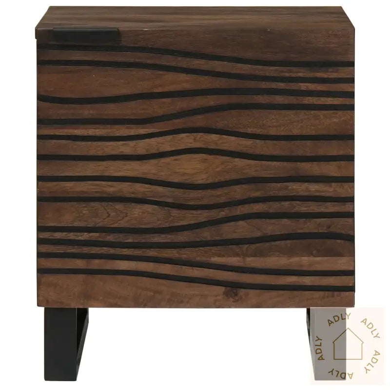 Nattbord 40X33,5X46 Cm Solid Mango