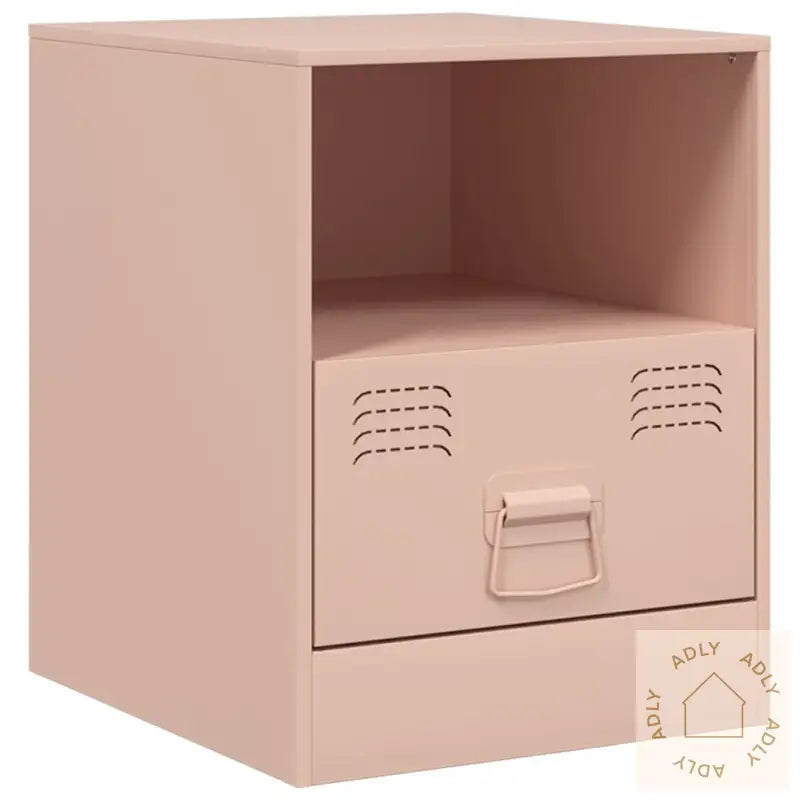 Nattbord Rosa 34,5X39X44 Cm Stål