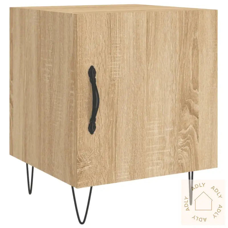 Nattbord Sonoma Eik 40X40X50 Cm Konstruert Tre