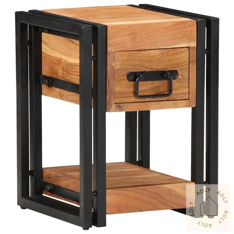 Nattbord 30X30X40 Cm Solid Akasietre