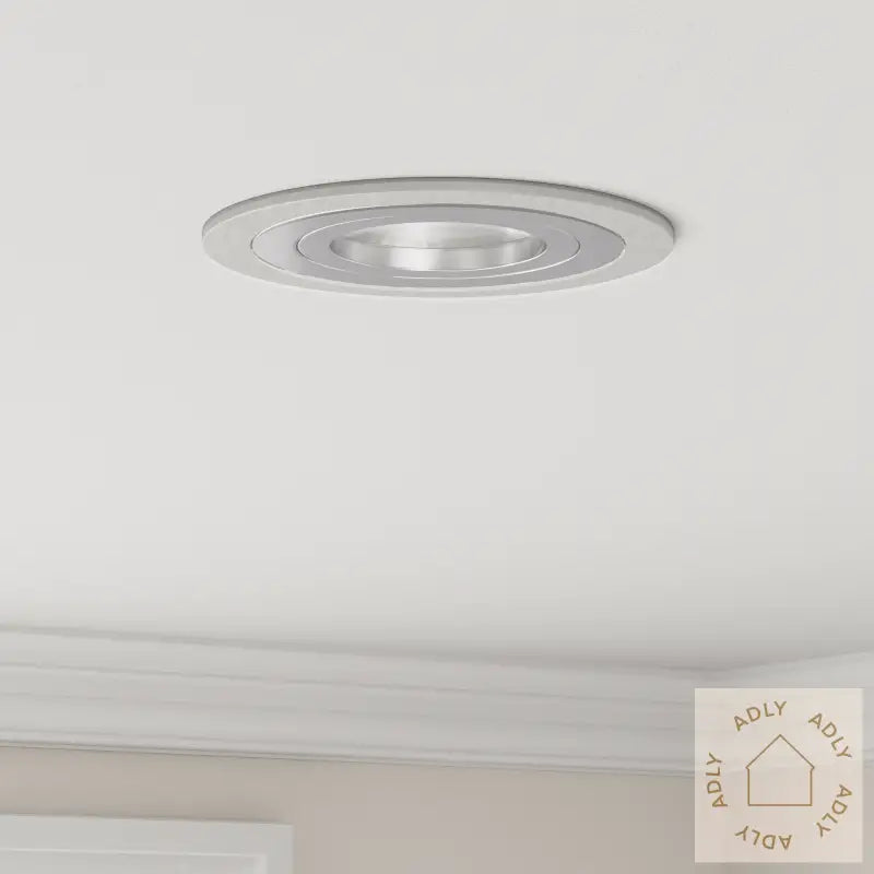 Nedfelte Spotlights 6 Stk Rund Gu10 Sølv Ø91 Mm