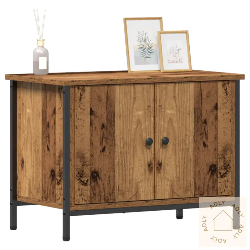 Old Wood Tv-Stativ Gammelt Tre Tre 60 X 35 X 45 Cm Holdbar