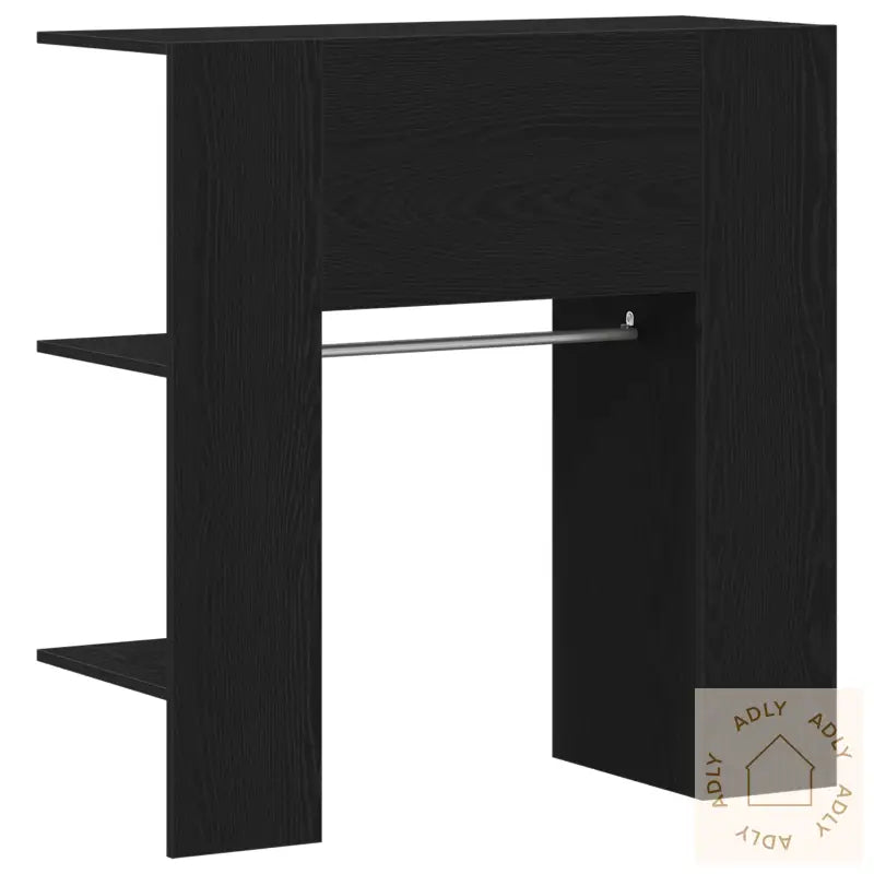 Gangskap Sort Eik 97,5X37X99 Cm Konstruert Tre