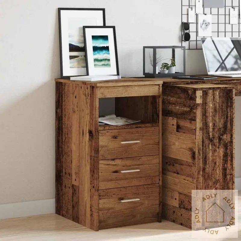 Kommode Gammelt Tre 40X50X76 Cm Konstruert Tre