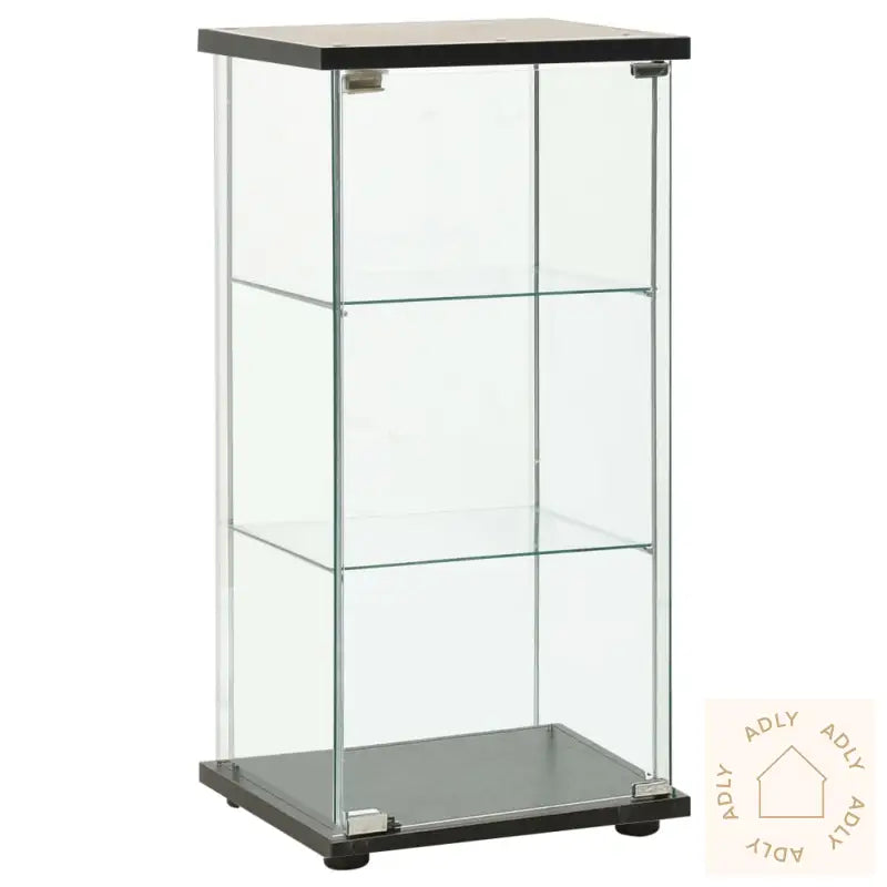 Oppbevaringsskap Herdet Glass Svart