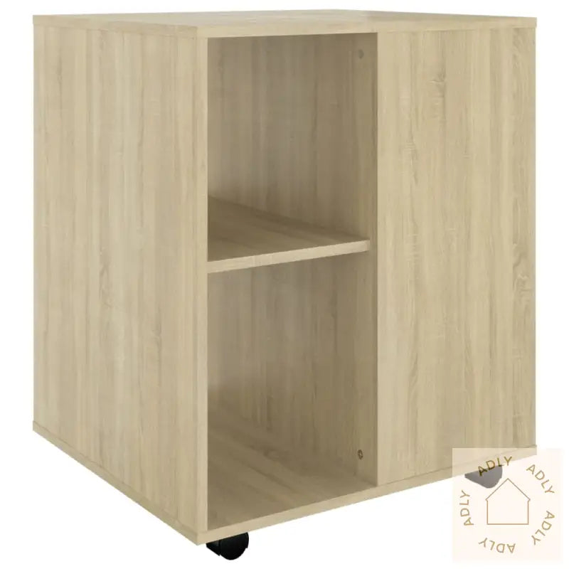 Rulleskap Sonoma Eik 60X53X72 Cm Sponplate