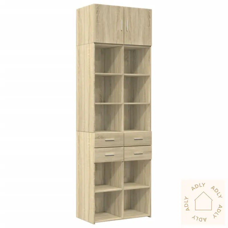 Oppbevaringsskap Sonoma Eik 70X42,5X225 Cm Konstruert Tre