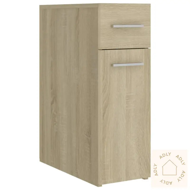 Apotekskap Sonoma Eik 20X45,5X60 Cm Konstruert Tre