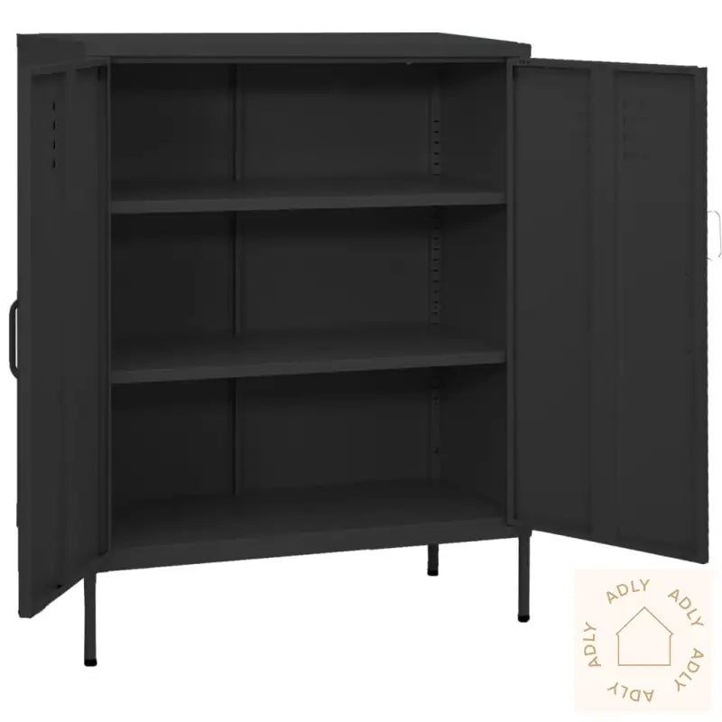 Oppbevaringsskap Antrasitt 80X35X101,5 Cm Stål