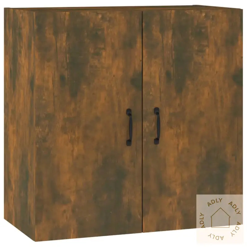 Veggskap Røkt Eik 60X31X60 Cm Konstruert Tre