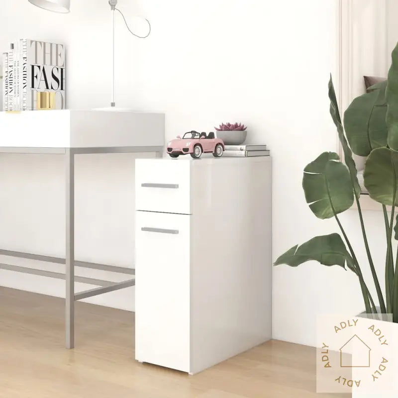Apotekskap Hvit 20X45,5X60 Cm Konstruert Tre