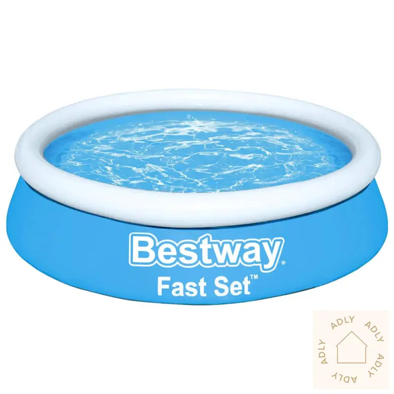 Bestway Oppblåsbart Basseng Fast Set Rundt 183X51 Cm Blå