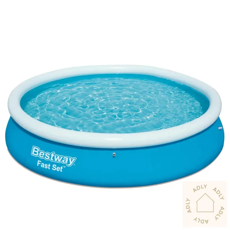 Bestway Oppblåsbart Svømmebasseng Fast Set Rundt 366X76 Cm 57273
