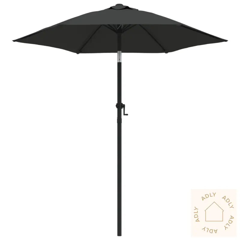 Parasoll Antrasitt 200X224 Cm Aluminium