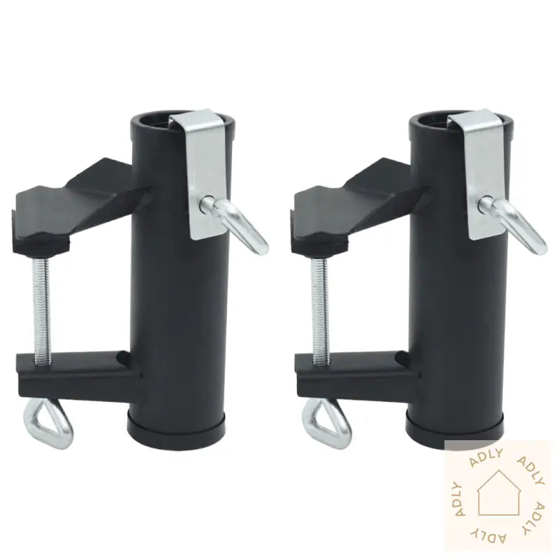 Parasollklemmer For Balkong 2 Stk 25-38 Mm Stål