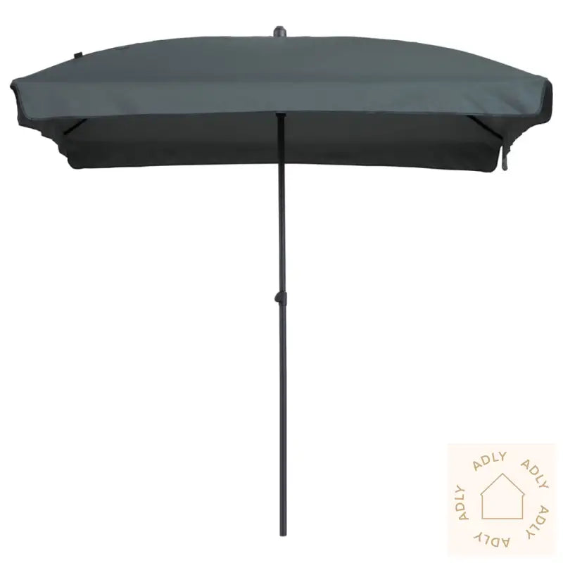 Madison Hageparasoll Patmos Luxe Firkantet 210X140 Cm Grå