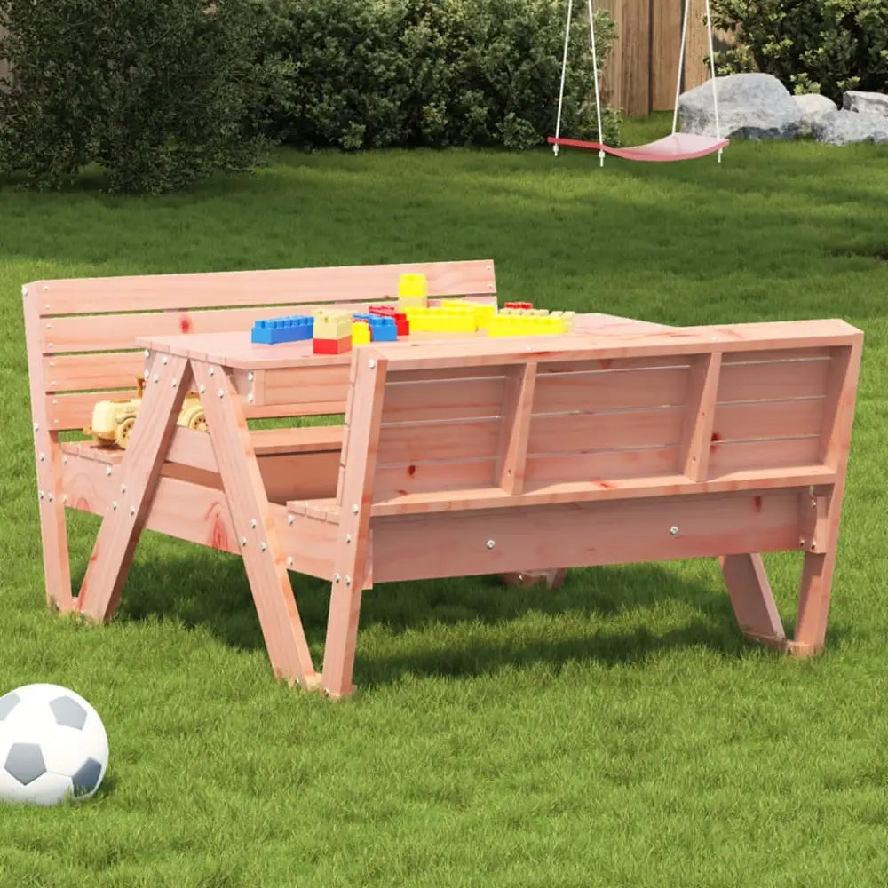Piknikbord for barn i heltre douglasgran til hagen - Hagebord