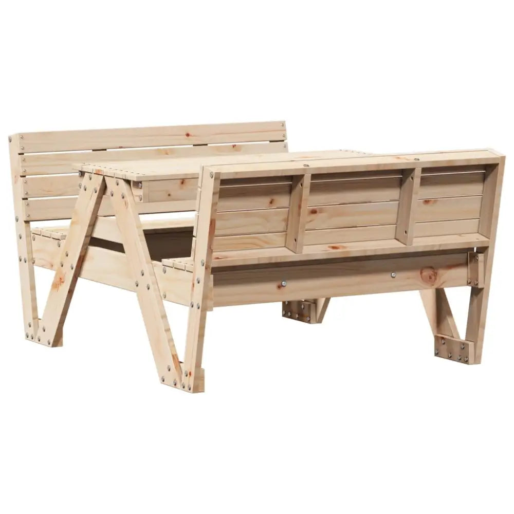 Piknikbord for barn i heltre furu til hage - Hagebord