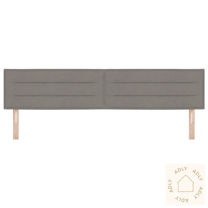 Sengegavl Linje Design Taupe 200 Cm Stoff