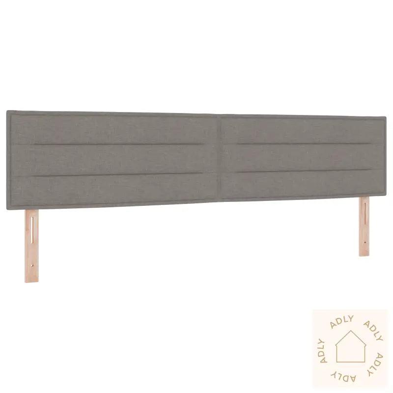 Sengegavl Linje Design Taupe 200 Cm Stoff