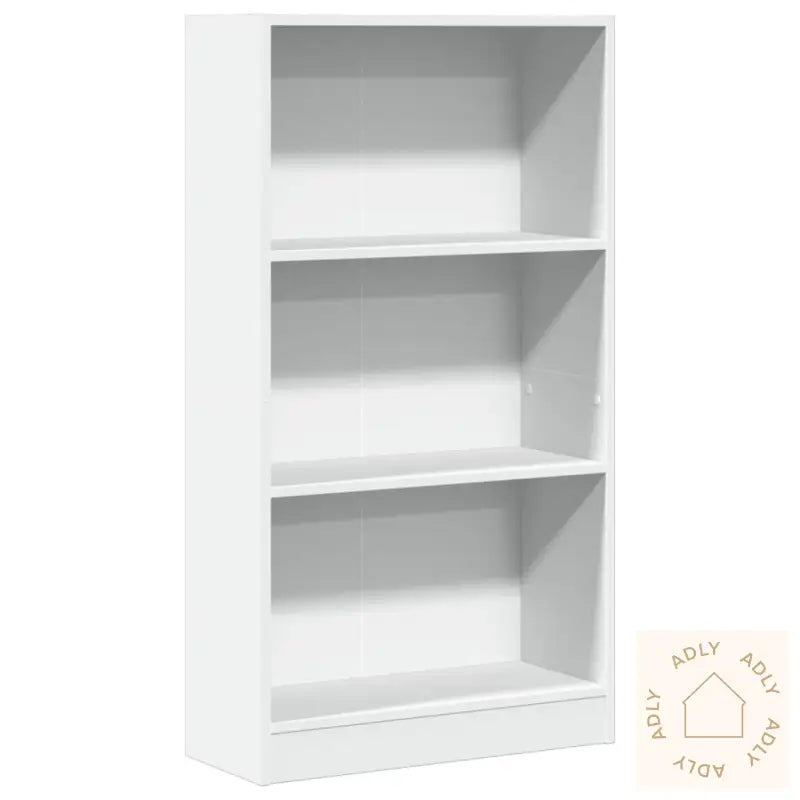 Bokhylle Hvit 60X24X109 Cm Konstruert Tre