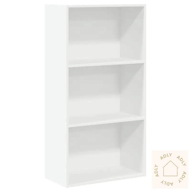 Bokhylle Hvit 60X30X114 Cm Konstruert Tre