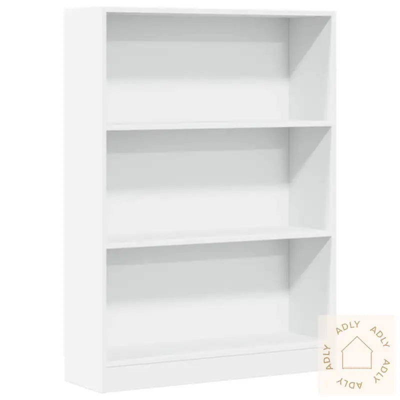 Bokhylle Hvit 80X24X109 Cm Konstruert Tre