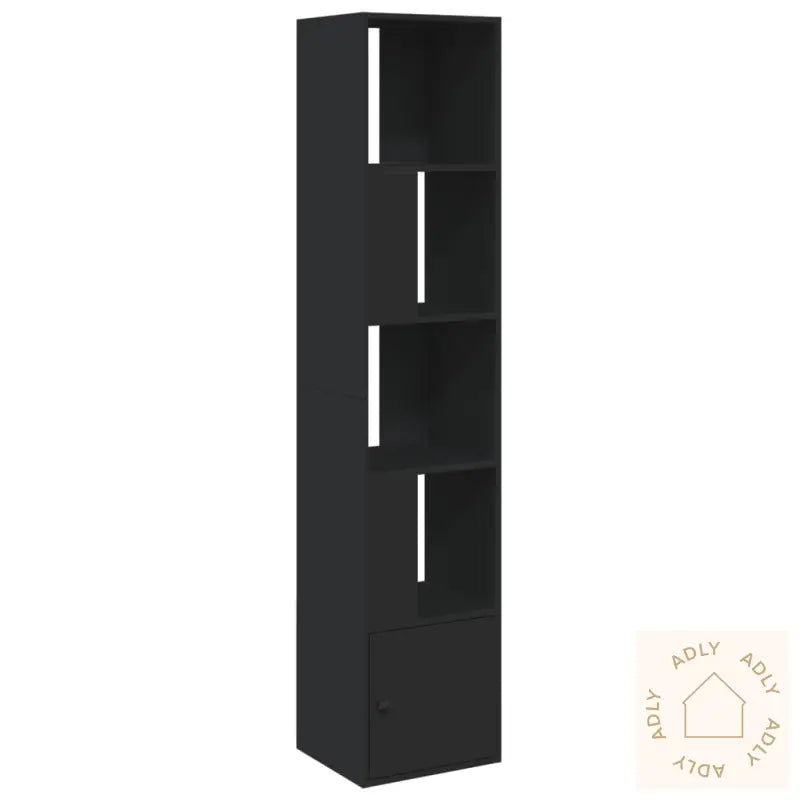 Bokhylle Svart 40X36X189 Cm Konstruert Tre
