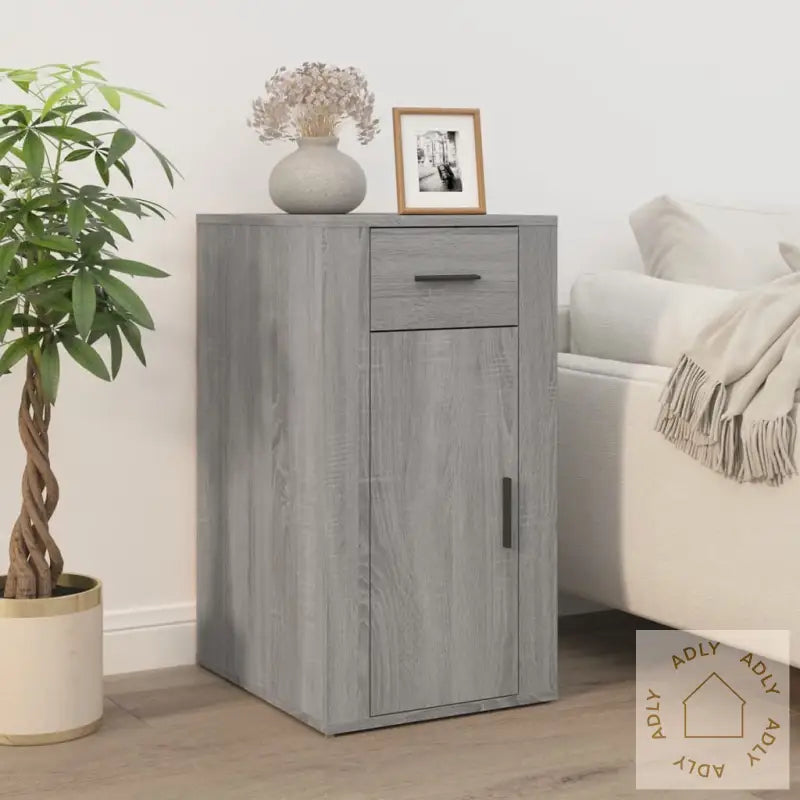 Skrivebord Grå Sonoma 40X49X75 Cm Konstruert Tre