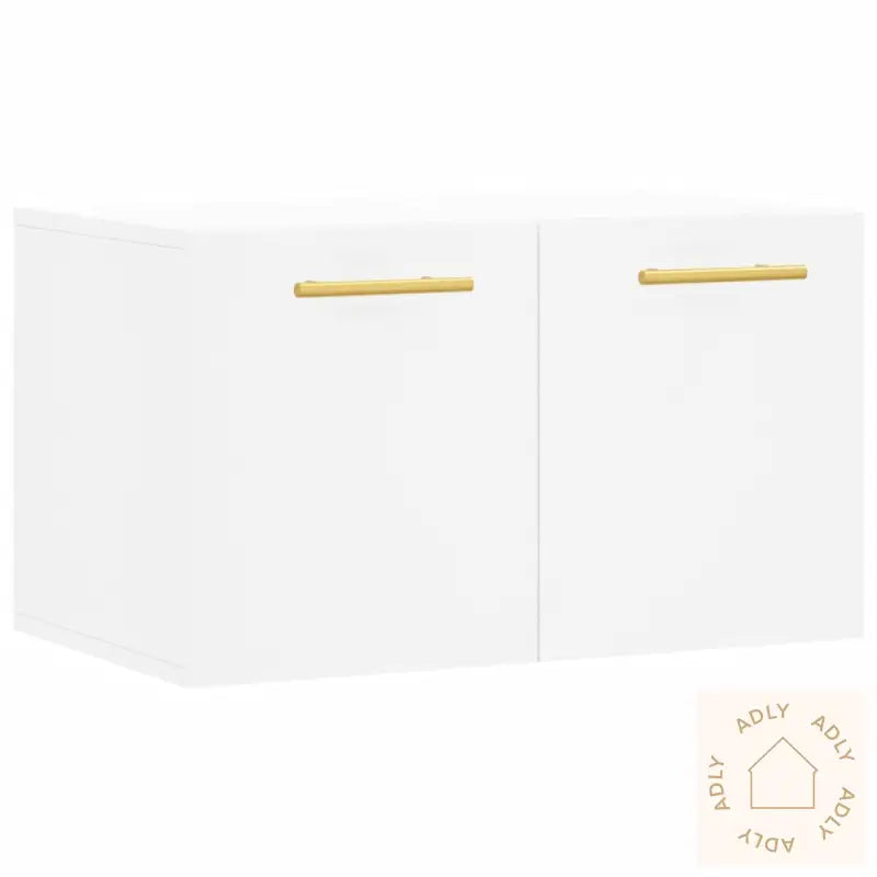 Veggskap Hvit 60X36,5X35 Cm Konstruert Tre