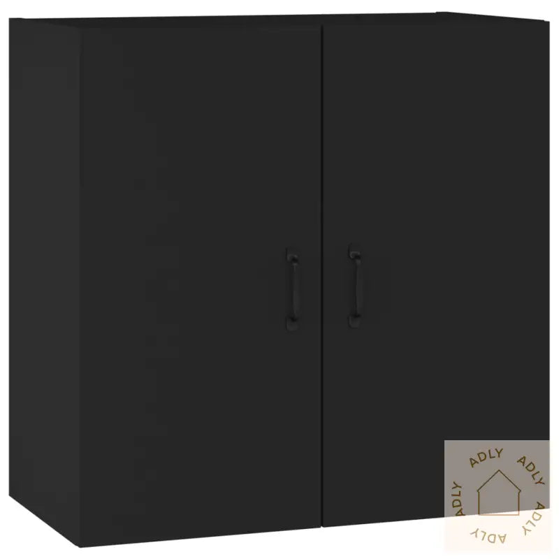 Veggskap Svart 60X31X60 Cm Konstruert Tre