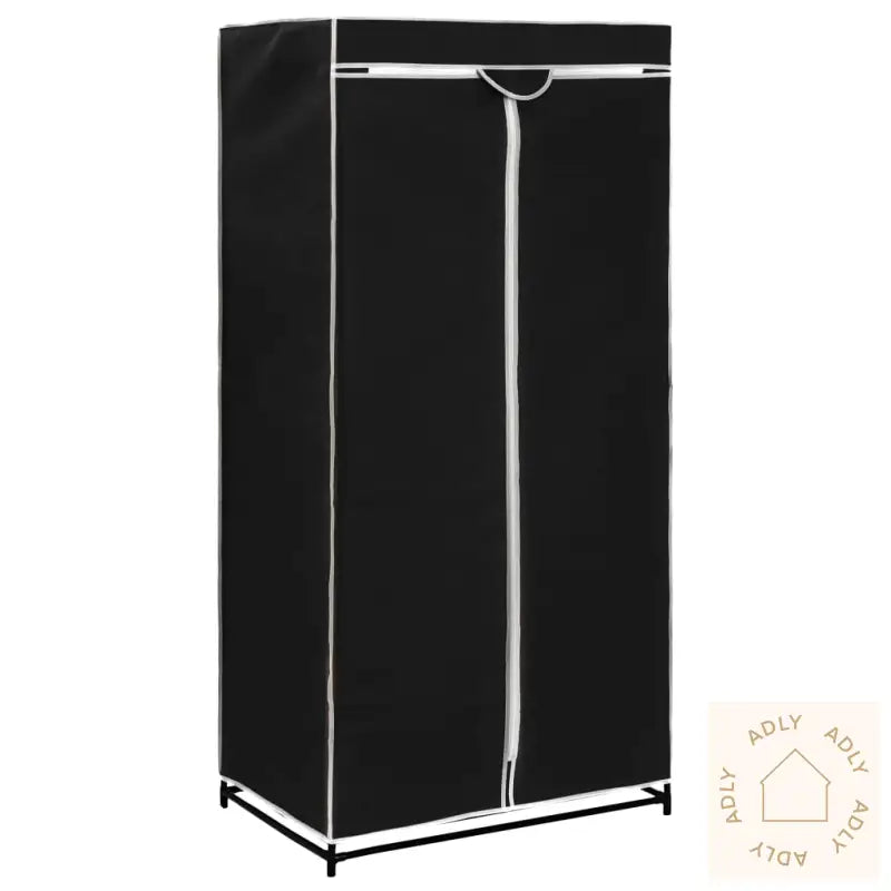 Garderobeskap Svart 75X50X160 Cm