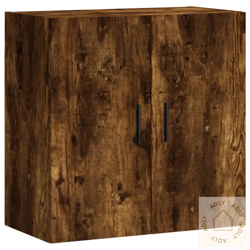 Veggskap Røkt Eik 60X31X60 Cm Konstruert Tre
