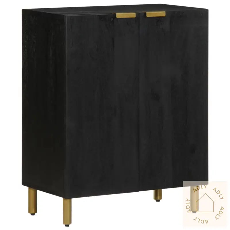 Skjenk Svart 60X33X75 Cm Konstruert Tre