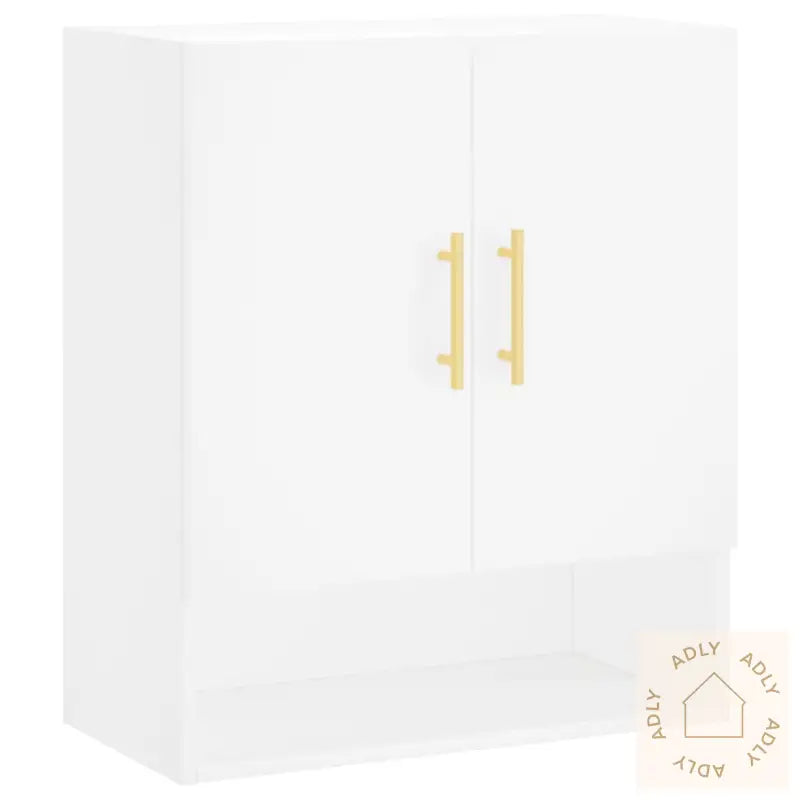 Veggskap Hvit 60X31X70 Cm Konstruert Tre