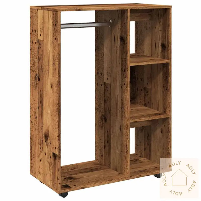 Garderobe Gammelt Tre 80X40X110 Cm Konstruert Tre