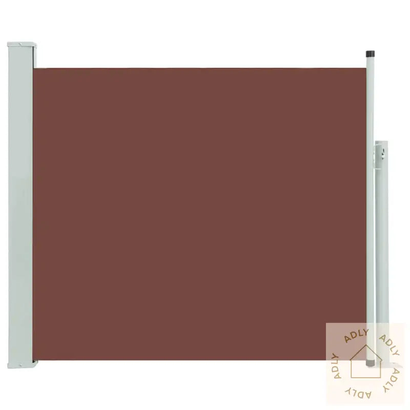 Uttrekkbar Sidemarkise 100X300 Cm Brun