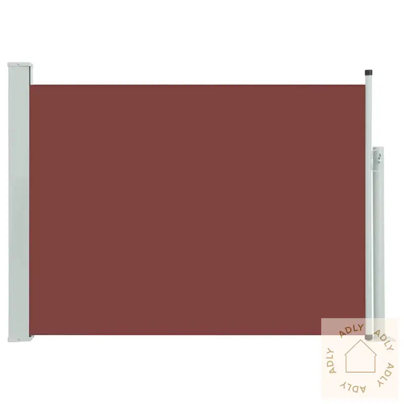 Uttrekkbar Sidemarkise 100X500 Cm Brun