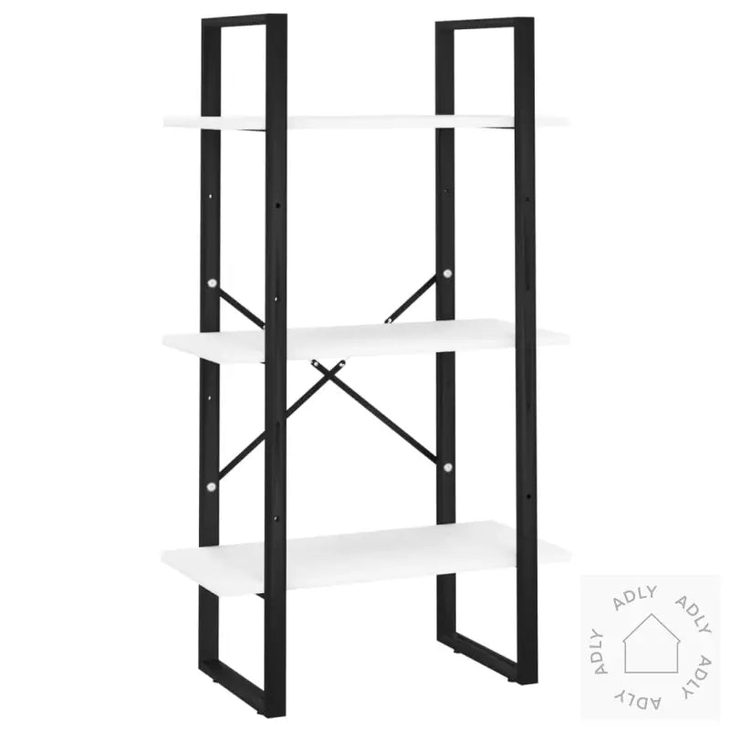 Oppbevaringshylle Hvit 60X30X105 Cm Konstruert Tre