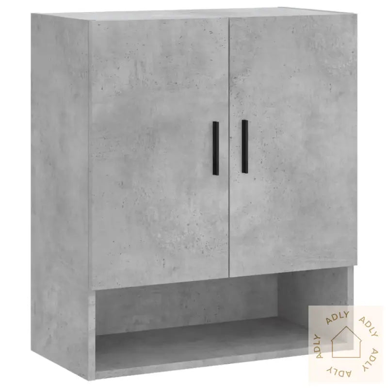 Veggskap Betonggrå 60X31X70 Cm Konstruert Tre