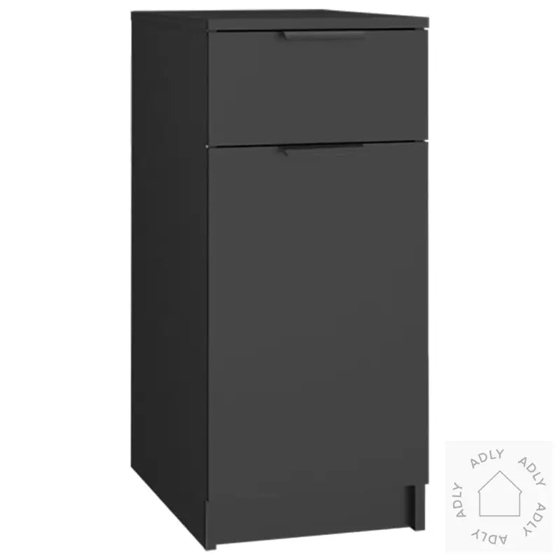 Skrivebord Svart 33,5X50X75 Cm Konstruert Tre