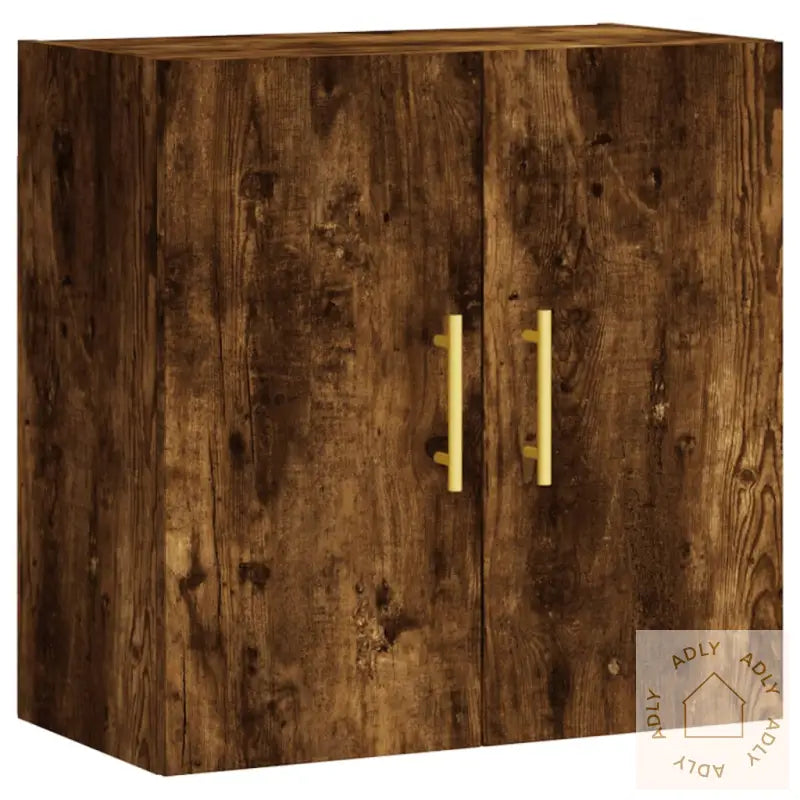 Veggskap Røkt Eik 60X31X60 Cm Konstruert Tre