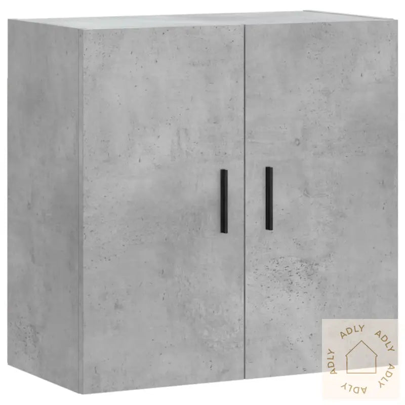Veggskap Betonggrå 60X31X60 Cm Konstruert Tre