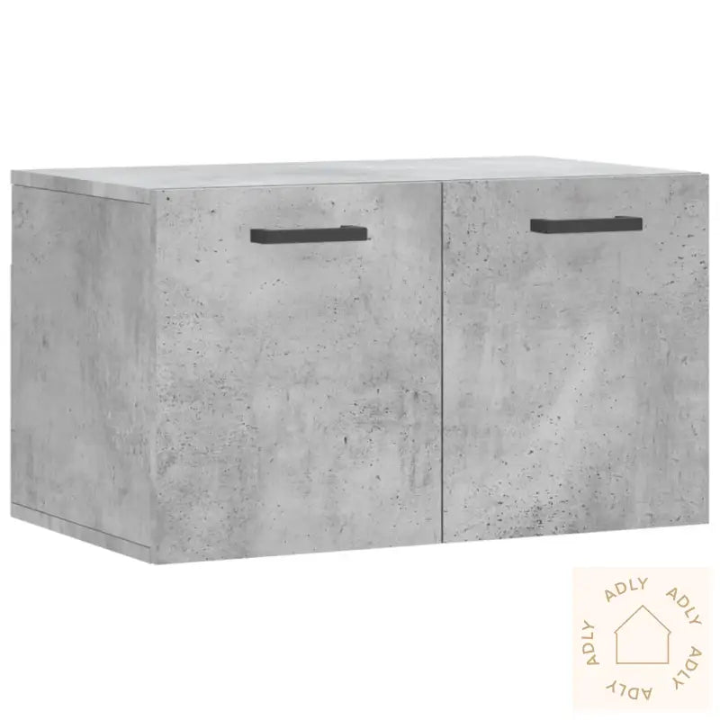 Veggskap Betonggrå 60X36,5X35 Cm Konstruert Tre