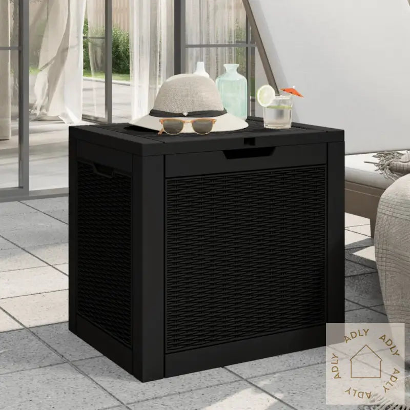 Hageoppbevaringsboks Svart 55,5X43X53 Cm Polypropylen