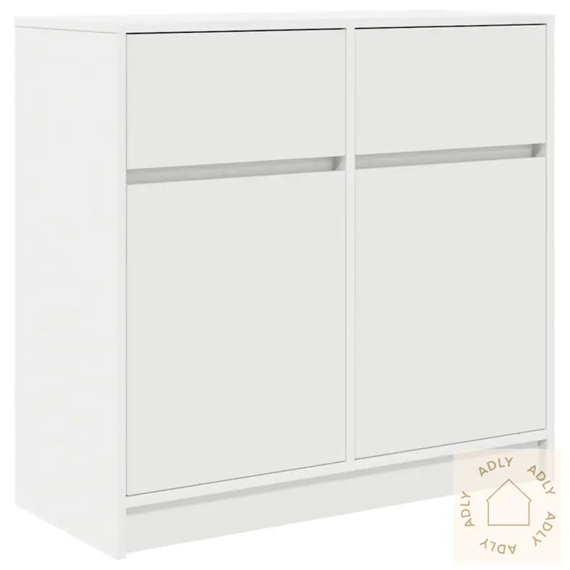 Skjenk Med Skuff Hvit 80X34X76 Cm Konstruert Tre