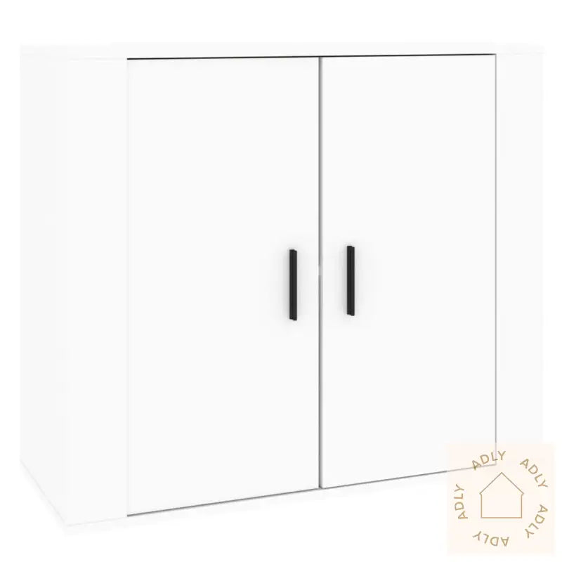 Skjenk Hvit 80X33X70 Cm Konstruert Tre