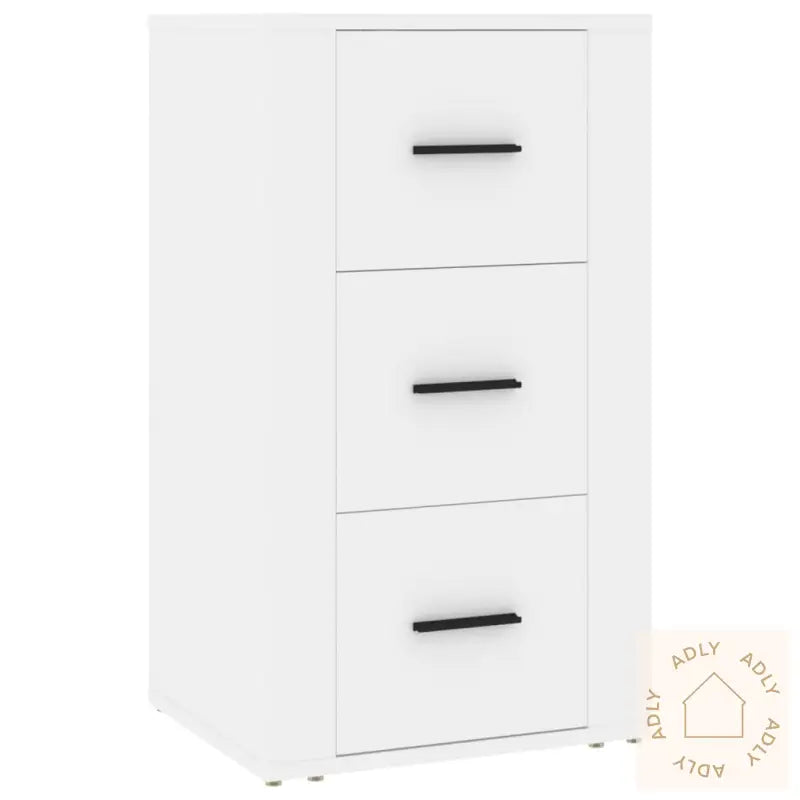 Skjenk Hvit 40X33X70 Cm Konstruert Tre