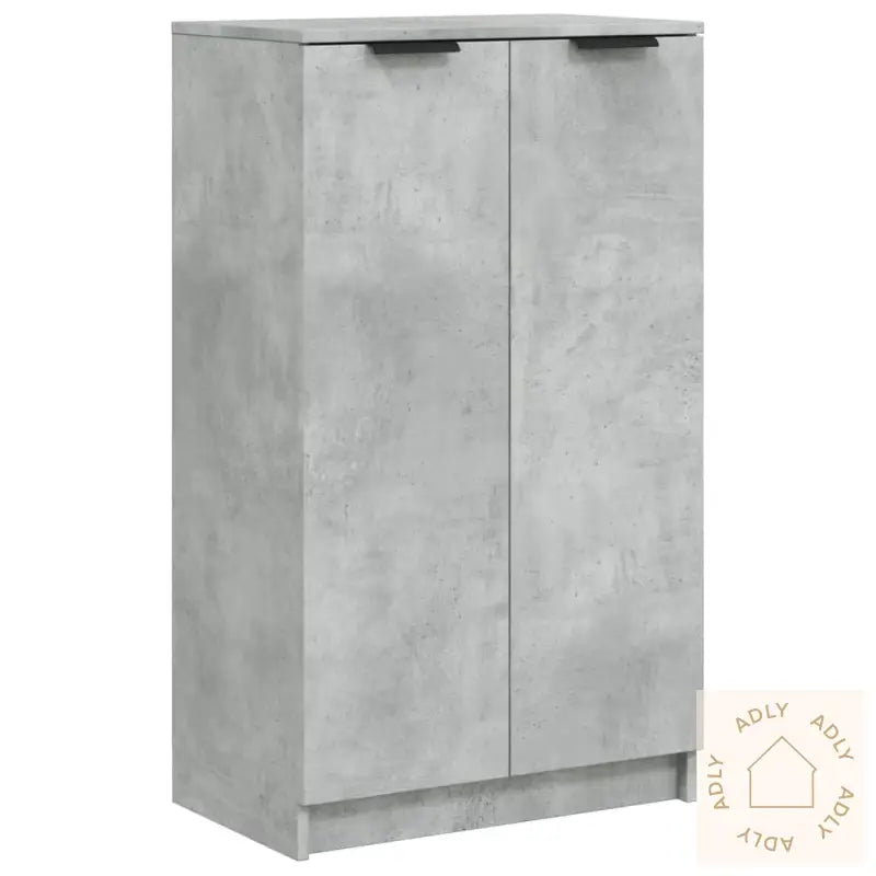 Skoskap Betonggrå 59X35X100 Cm Konstruert Tre